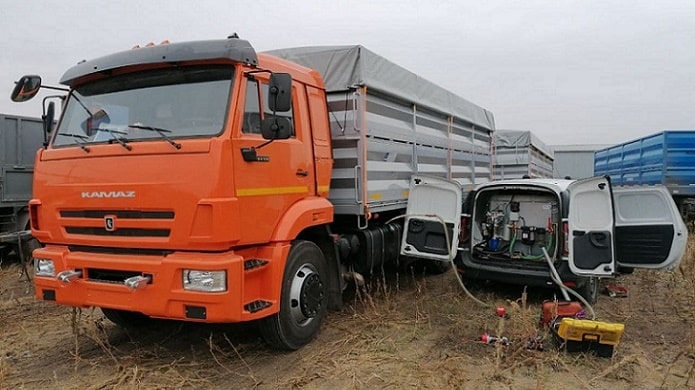 Установка ГЛОНАСС/GPS на КАМАЗ 65115 Установка ГЛОНАСС/GPS на КАМАЗ 65115